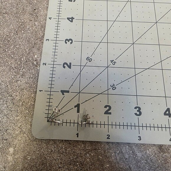 Disney Tinkerbell Sterling Silver 925 Designer Signed Stud Post Earrings - Picture 8 of 8